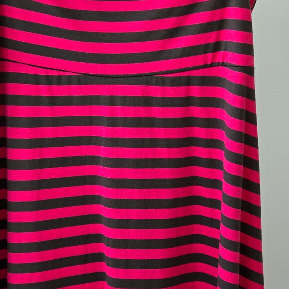 Pink and Gray Stripe Maxi Skirt, Size: XL - Picture 2 of 8